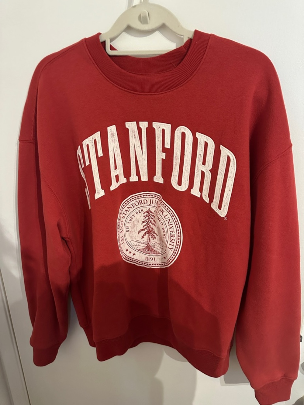 Stanford Red Hollister Crewneck Sweatshirt